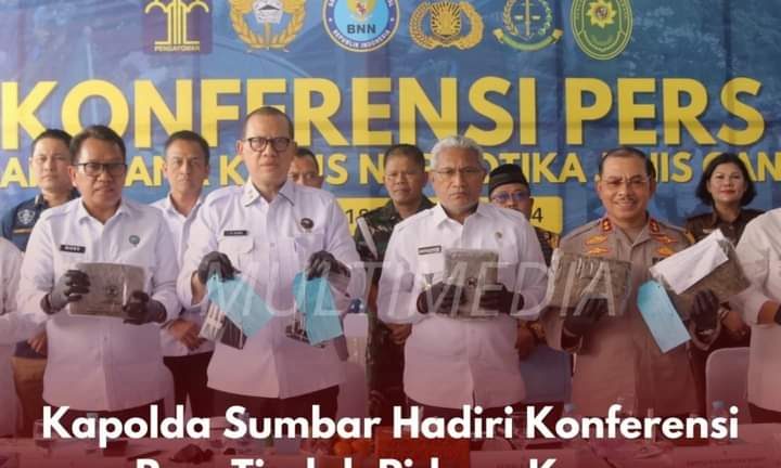 7 Tersangka dan 624,507 Kg Ganja Siap Edar Berhasil Diamankan BNNP Sumbar