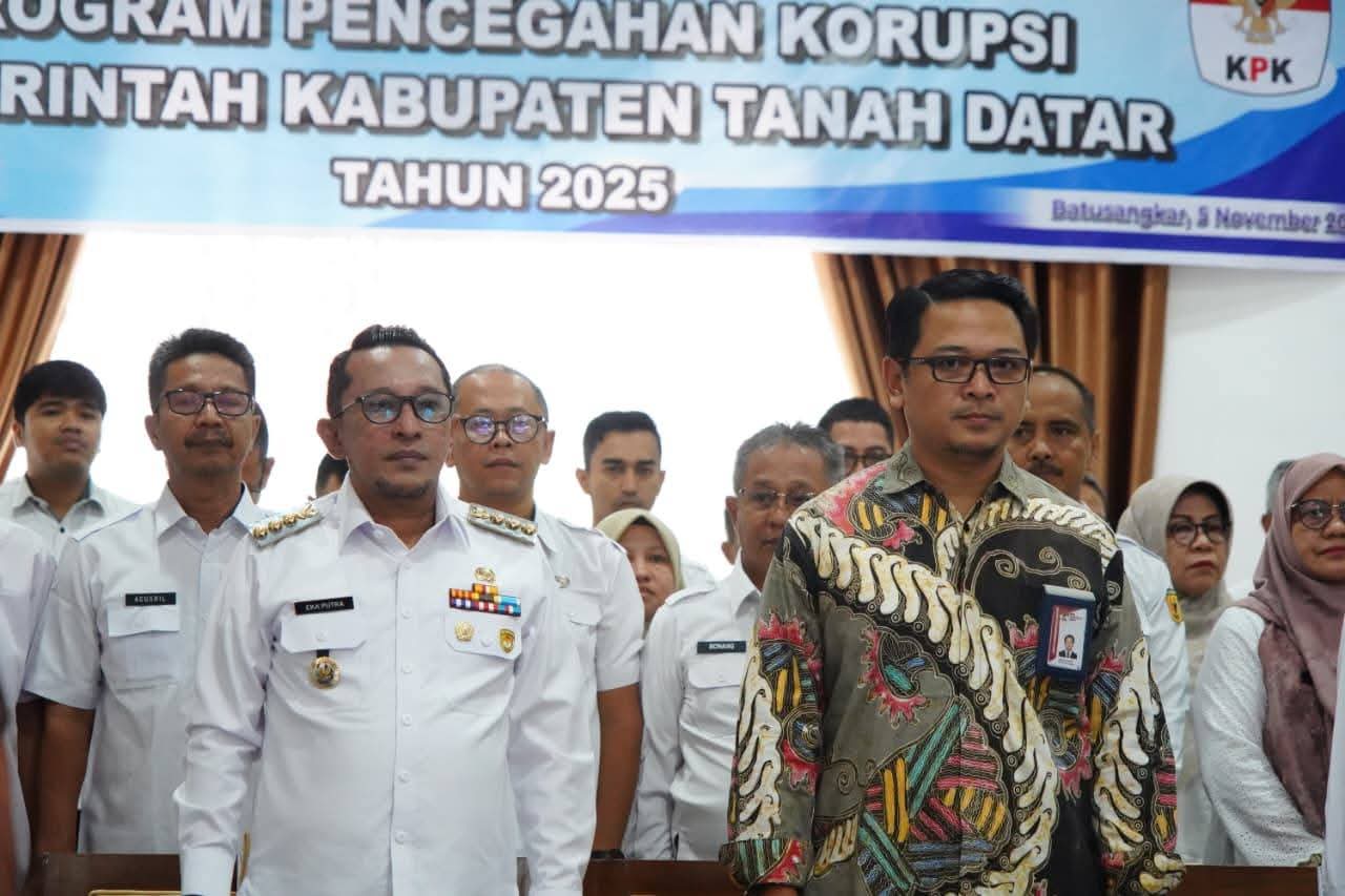 Rakor Pemberantasan Korupsi, Bupati Eka Putra Tegaskan Komitmennya