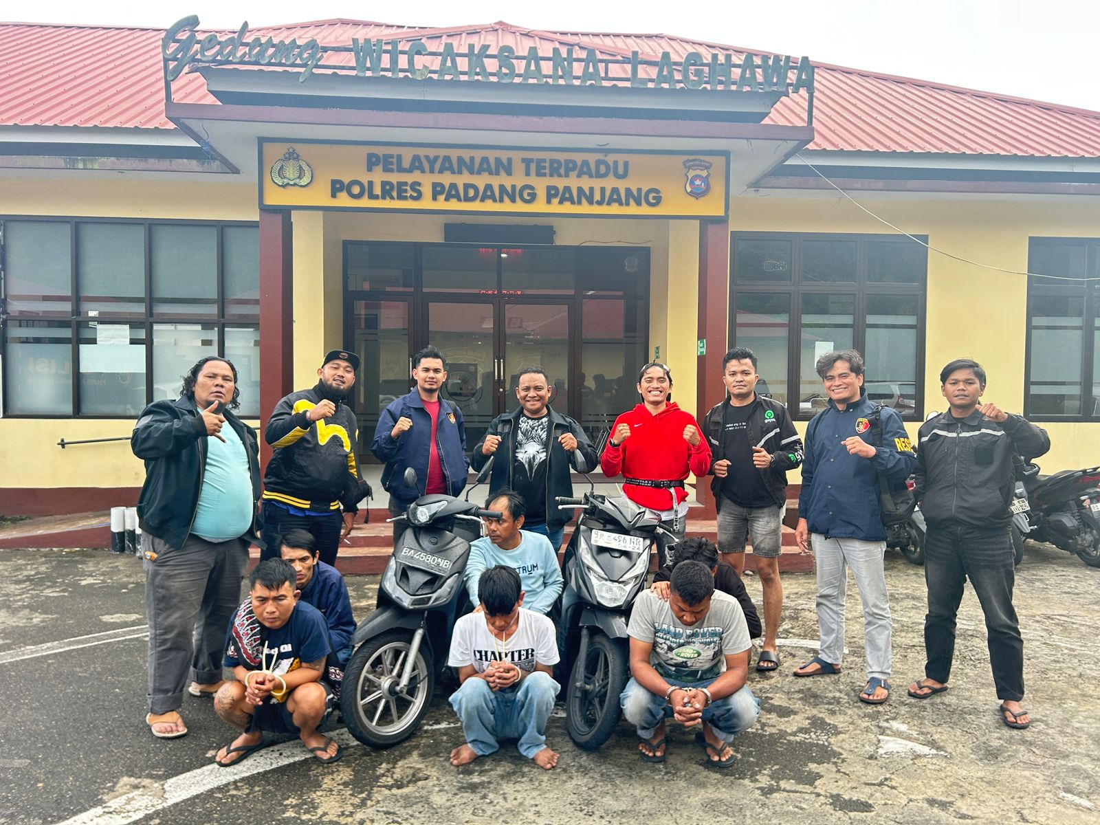 Tim Macan Marapi Ringkus Tiga Pelaku Curanmor di Padang Panjang, Satu Motor Masih Dicari