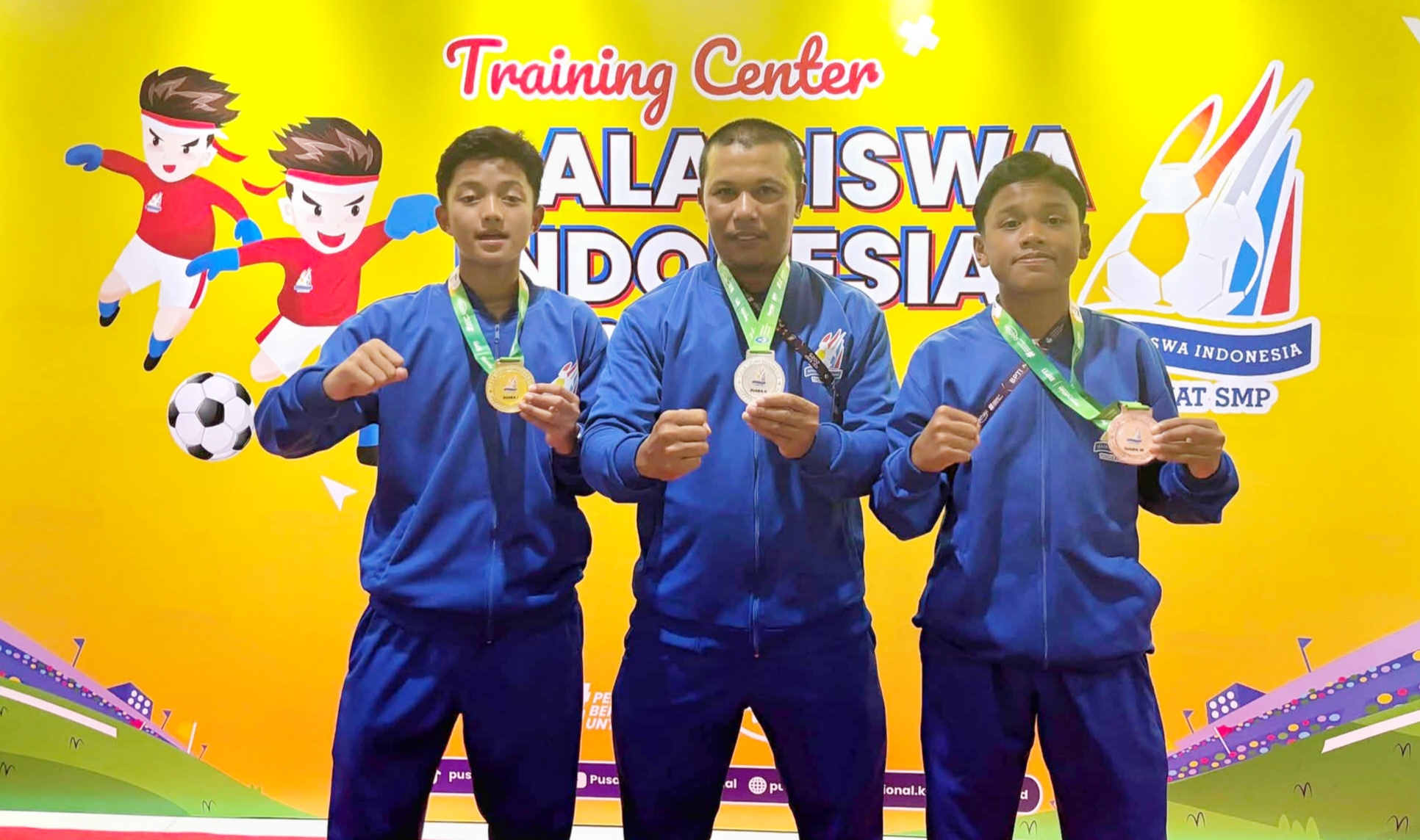 Dua Siswa dan Pelatih Asal Padang Panjang Dapat Pengalaman Berharga di TC GSI Nasional