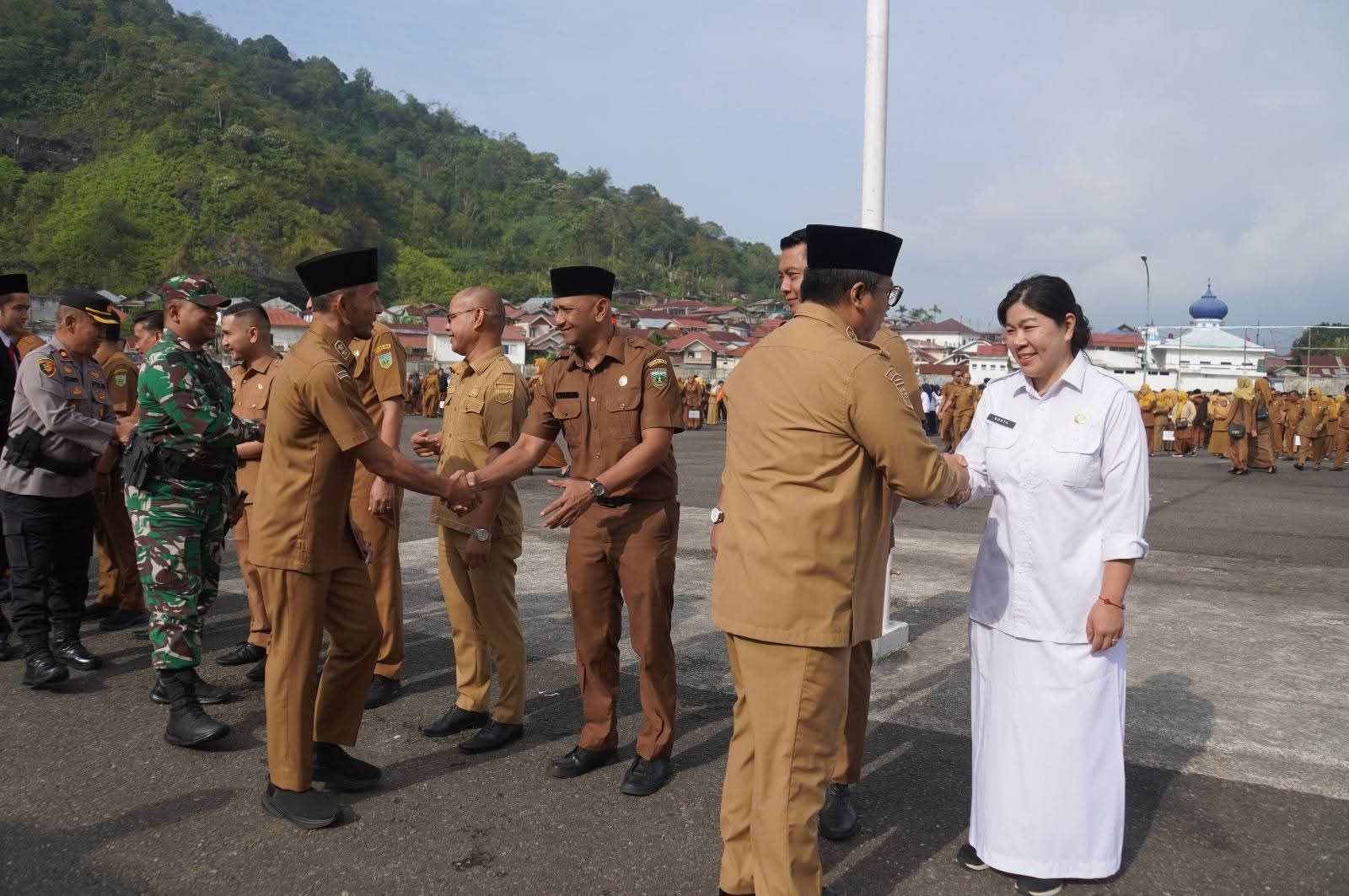 Apel Perdana di Tahun Baru, 10 ASN Eselon II Dilantik ke Jabatan Baru