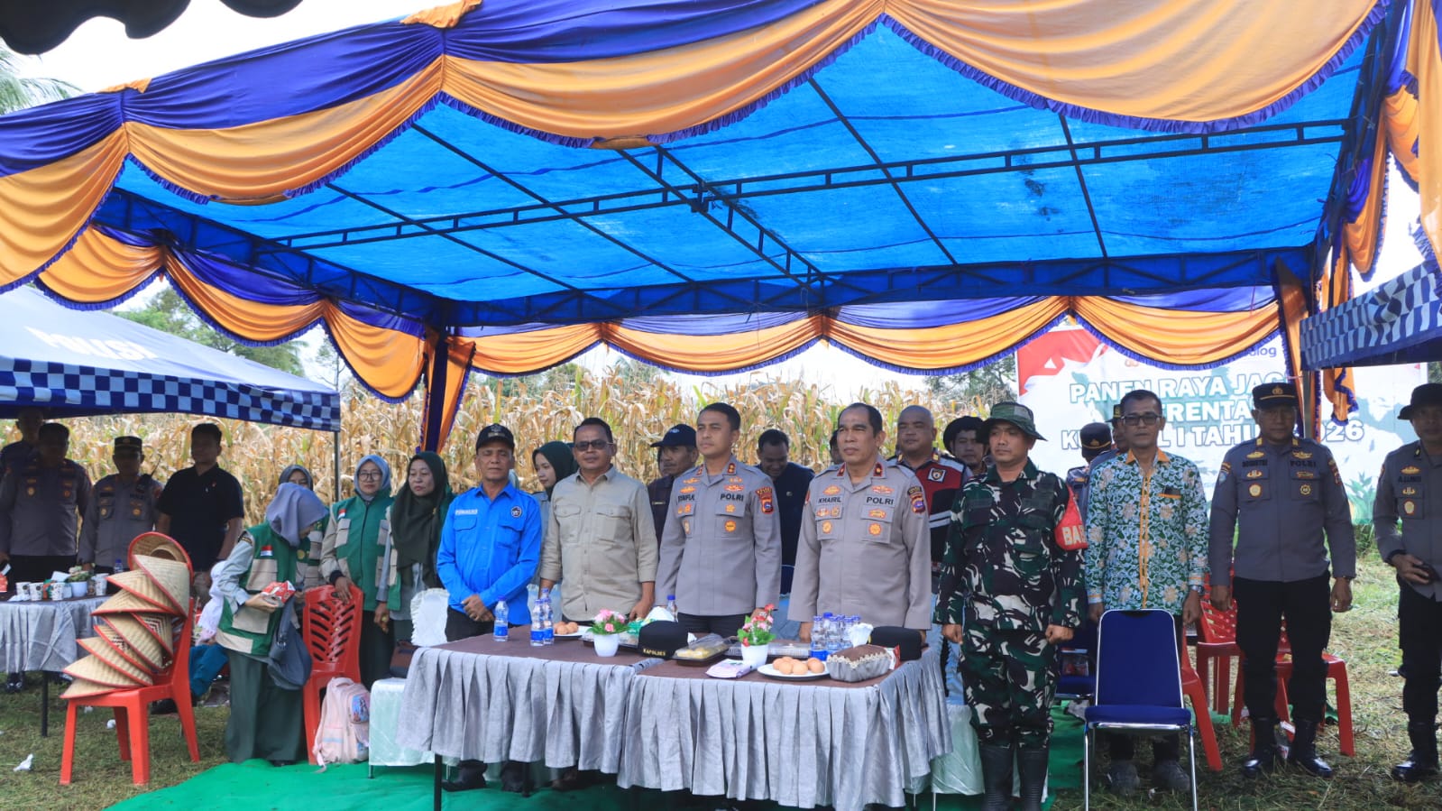 Polri dan Pemerintah Tekan Pedal Gas Swasembada Pangan, Panen Raya Jagung Serentak Dimulai dari Limapuluh Kota