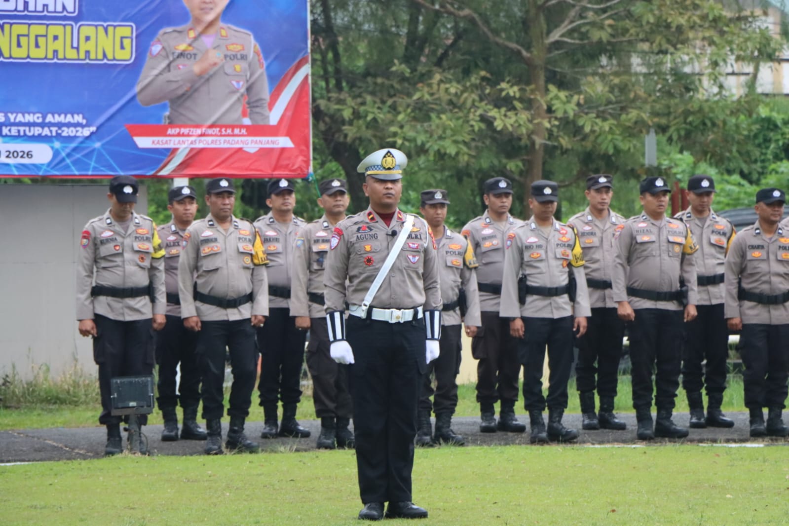 Polres Padang Panjang Gelar Apel Pasukan Operasi Keselamatan Singgalang 2026