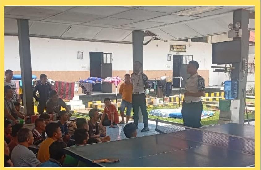 Komitmen Zero Halinar, KPLP Beri Pemahaman Kepada WBP Lapas Solok